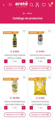 Areté Supermercados android App screenshot 4